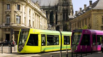 Tramway du réseau Citura de Reims