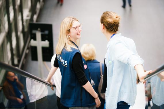 Equipe au Centre des Congrès